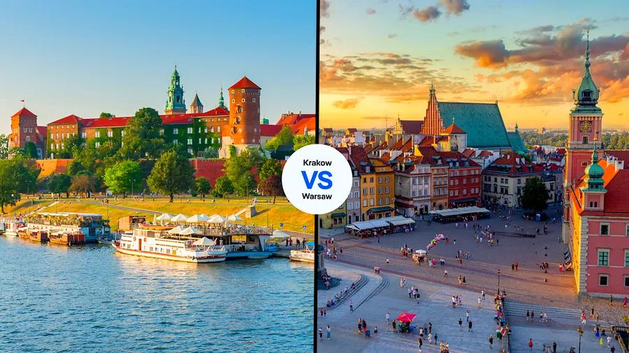 Warsaw vs Kraków: which Polish city will capture your heart?