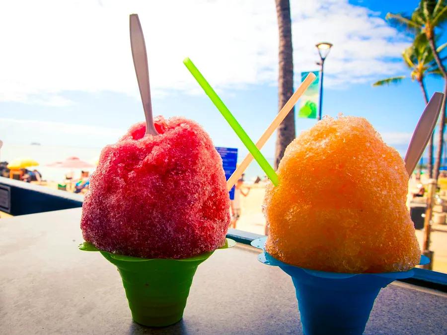 You'll find this everywhere: shave ice in Hawaii