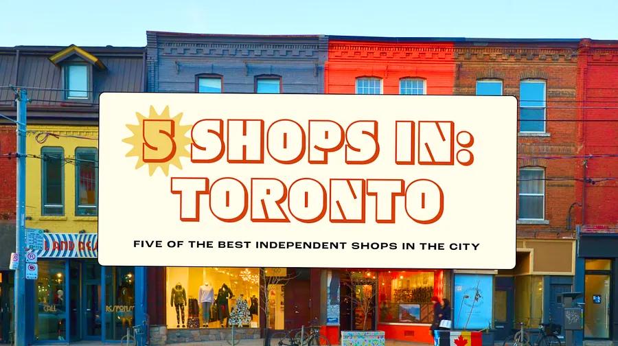 Explore Toronto in 5 shops: vintage finds, delightful gifts, and hearty Canadian cuisine