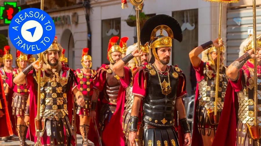 Experience Cartagena, Spain, in September with its thrilling ancient battle reenactments and vibrant costumes.