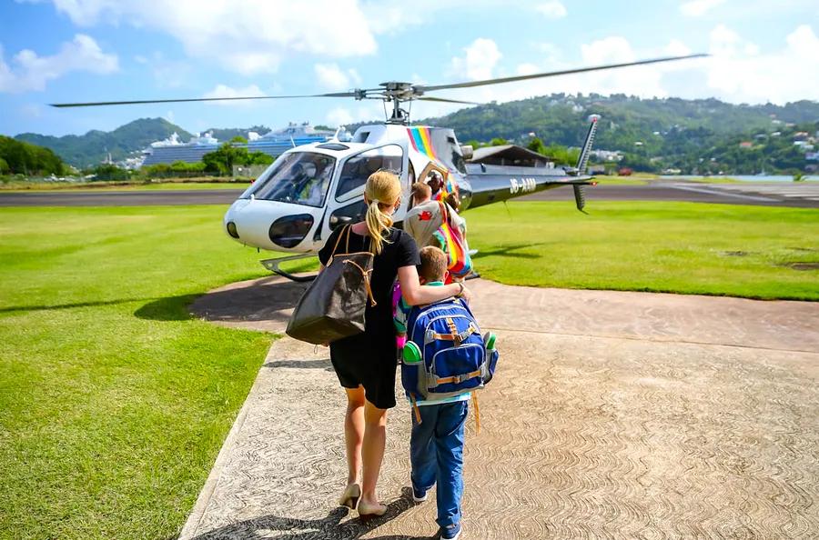Getting around the mountainous island of St. Lucia