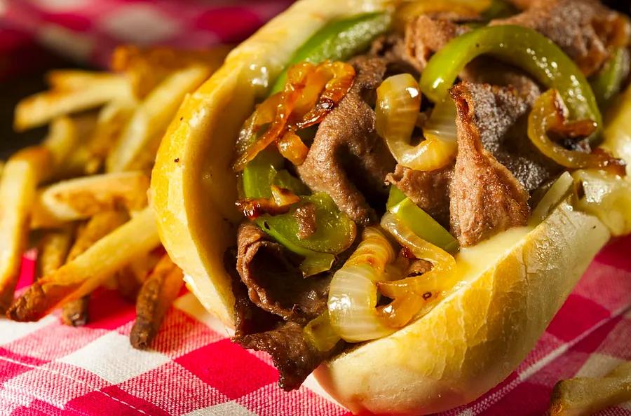 You'll find this everywhere: Philadelphia cheesesteaks