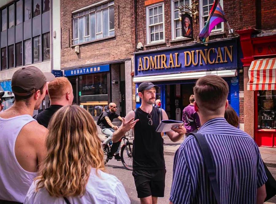 This cabaret singer and tour guide takes you through 2000 years of queer history in London