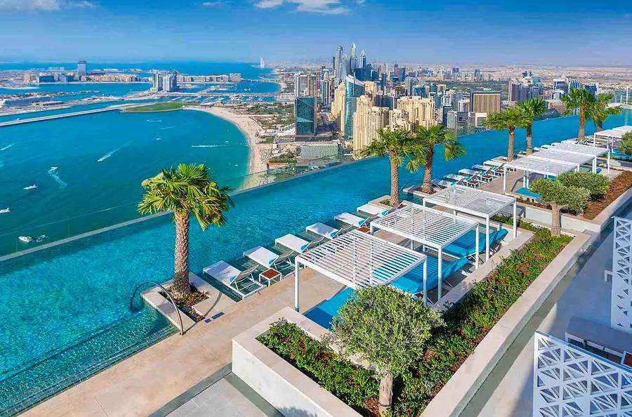 Dubai Debuts the World's Highest Infinity Pool with Breathtaking City Views