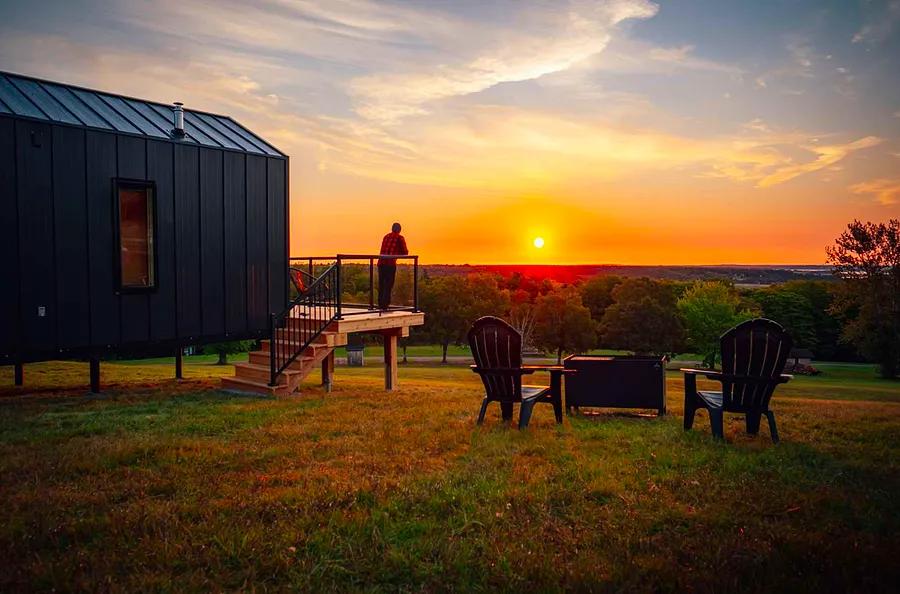 These micro-cabins on a stunning Canadian island offer the ultimate off-grid getaway