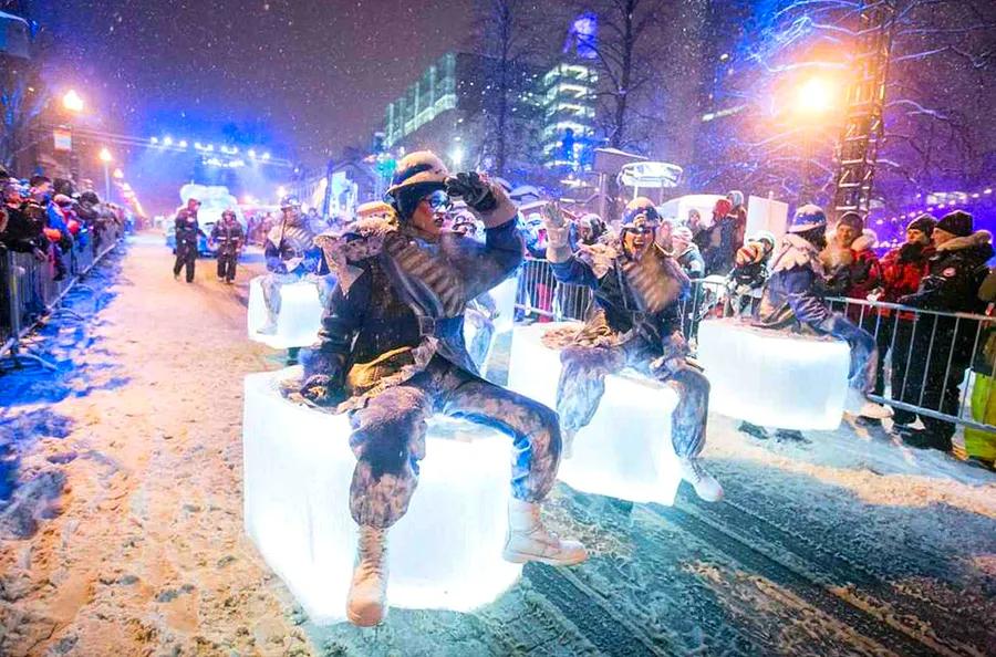 This 18-day celebration is among the largest winter festivals, featuring ice canoe races, snow baths, and a towering 45-foot ice polar bear.