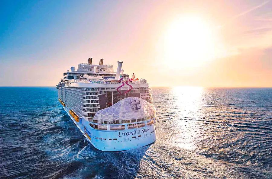 This exciting new cruise ship offers an endless celebration, featuring over 40 dining options, bars, and spectacular stage performances.