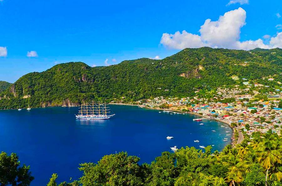 This Serene St. Lucia Town Boasts Sulfur Springs, Lush Mountains, and One of the World’s Top Restaurants