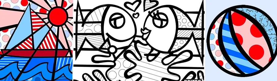 15 Fun-Packed Romero Britto Coloring Pages Available for Download!