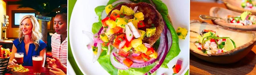 Recipe for Jamaican Jerk Turkey Burger with Pineapple Salsa