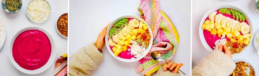 Tropical Dragon Fruit Smoothie Bowl Recipe Inspired by Caribbean Flavors