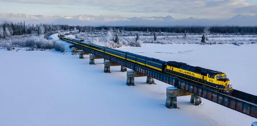 This Picturesque Winter Train in Alaska Has Increased Its Journeys