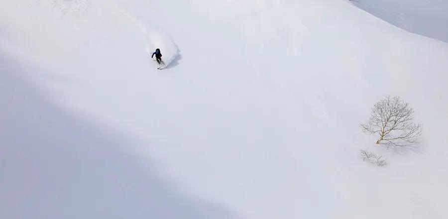 In Japan, Skiing on a Dormant Volcano Elevates Adventure to New Levels