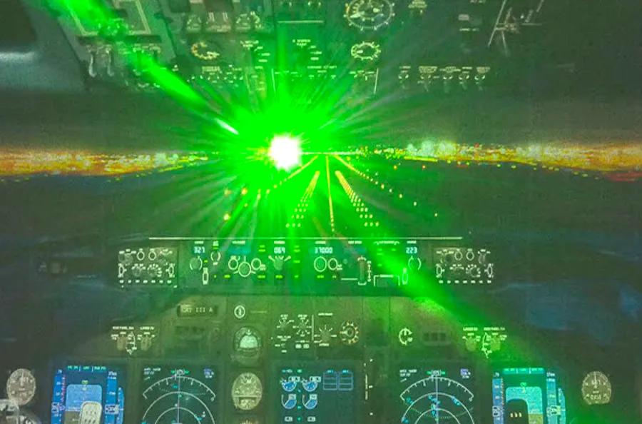 Laser strikes on aircraft have surged by 41%: Here's how the FAA is taking action