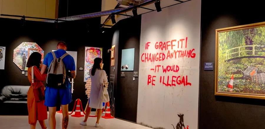 Banksy Unveils His First Solo Art Exhibition in 14 Years in Glasgow