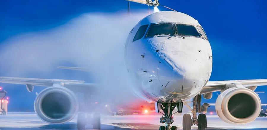 What Is the De-Icing Solution Sprayed on Airplanes?