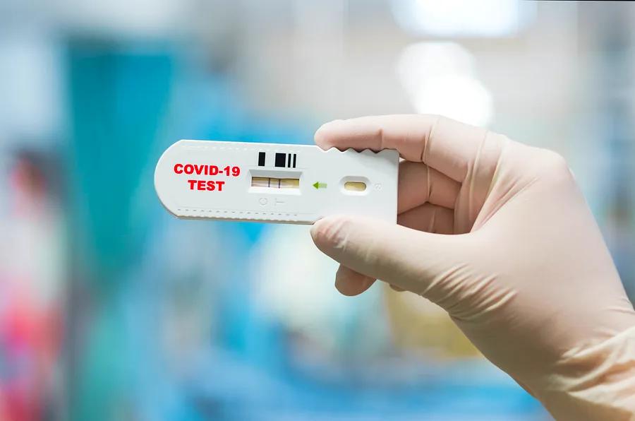 You can conveniently take a COVID-19 test for travel right from your couch.