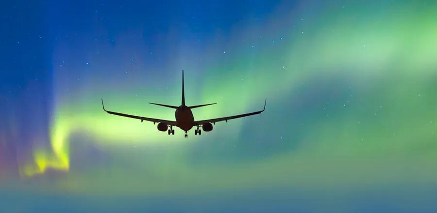 How to Experience the Northern Lights While Flying