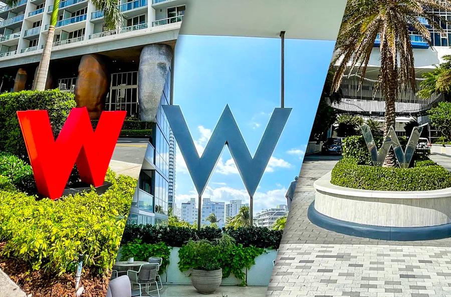 A Showdown Among the Three W Hotels in Greater Miami: Miami vs. South Beach vs. Fort Lauderdale