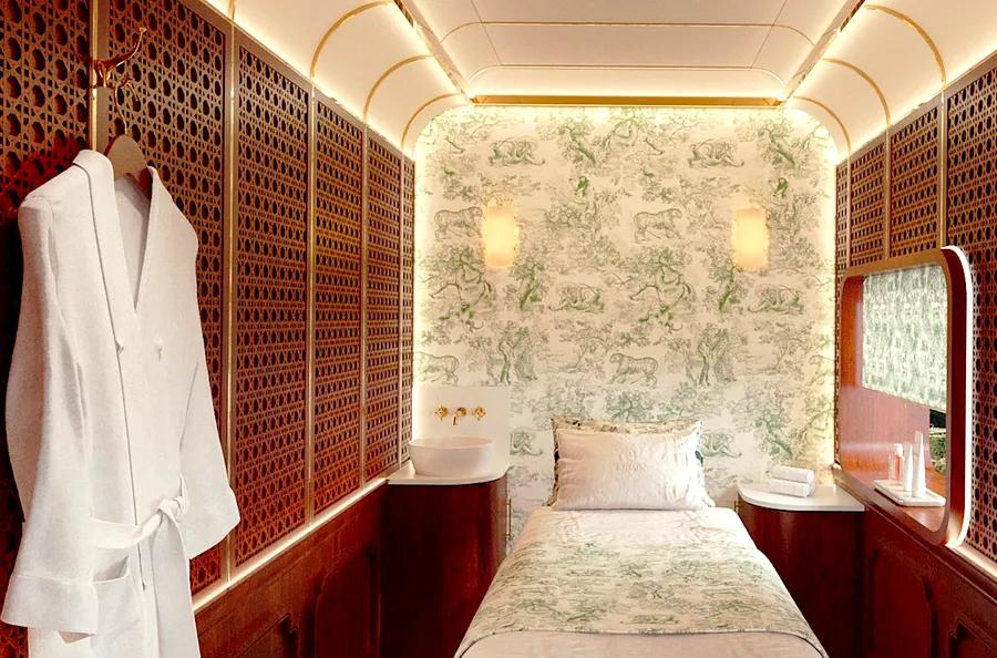 Now you can indulge in a Dior Spa experience aboard a luxury train traveling through Southeast Asia