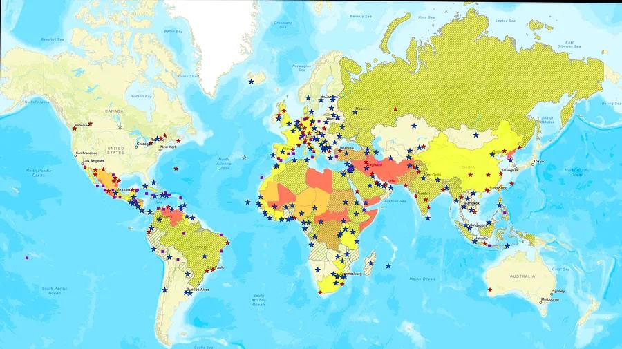 Here are the most recent U.S. travel advisories for 2021