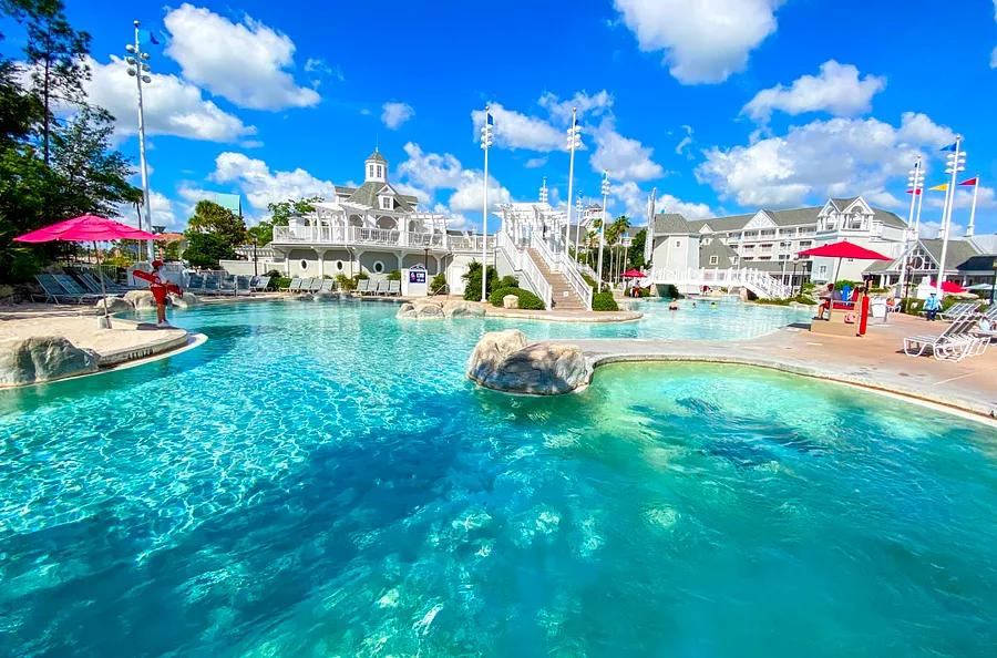 Hotel with the finest pool complex at Disney World: A Review of Disney's Yacht Club Resort