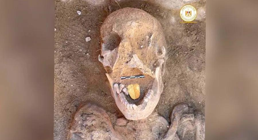 Archaeologists have uncovered Egyptian mummies with golden tongues, offering new insights into ancient burial practices.