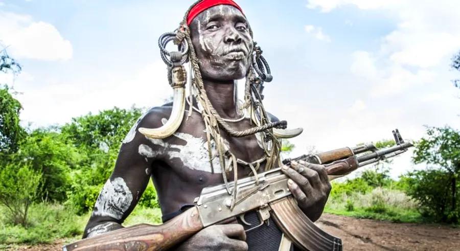 Photographs showcase some of Ethiopia's fading tribes, with a focus on the Surma people