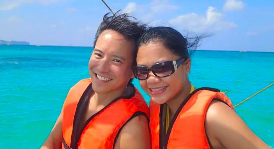 The couple who met on Boracay's beach