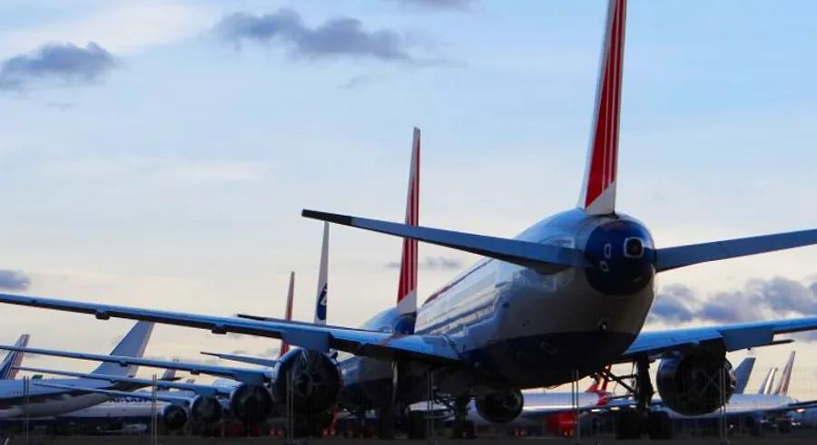 The Spanish airport where aircraft rest for extended periods.