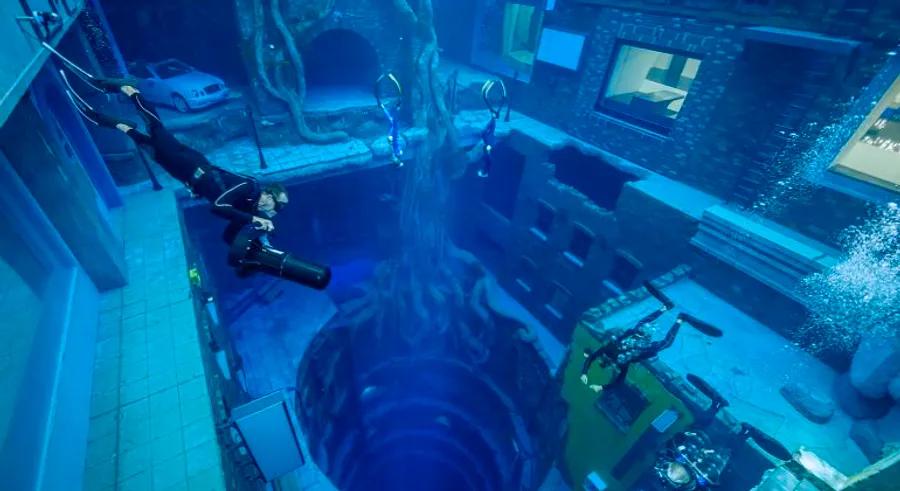 Dubai has opened the world's deepest pool, nestled within a vast underwater city.