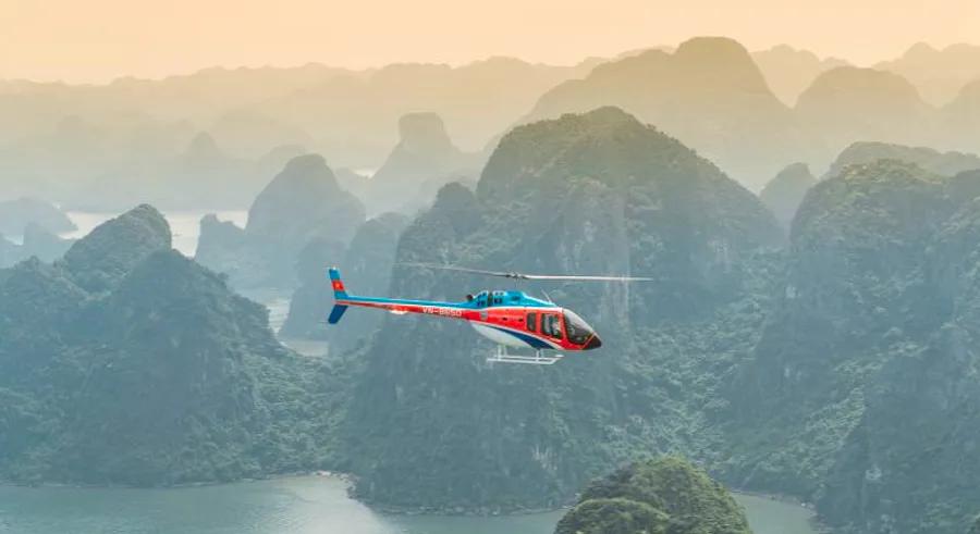 Vietnam unveils its inaugural helicopter sightseeing flights over the majestic Halong Bay