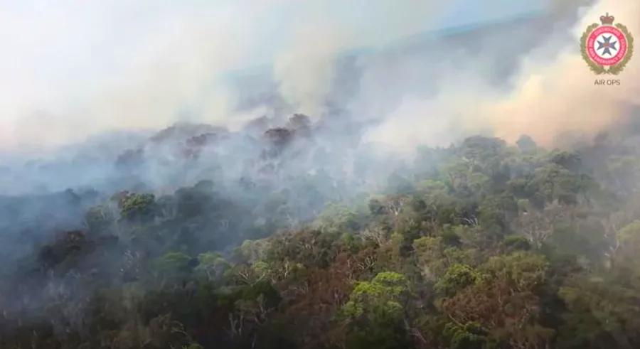 Fraser Island, a distinct Australian ecosystem, is currently burning as parts of the country experience a record-breaking heat wave.