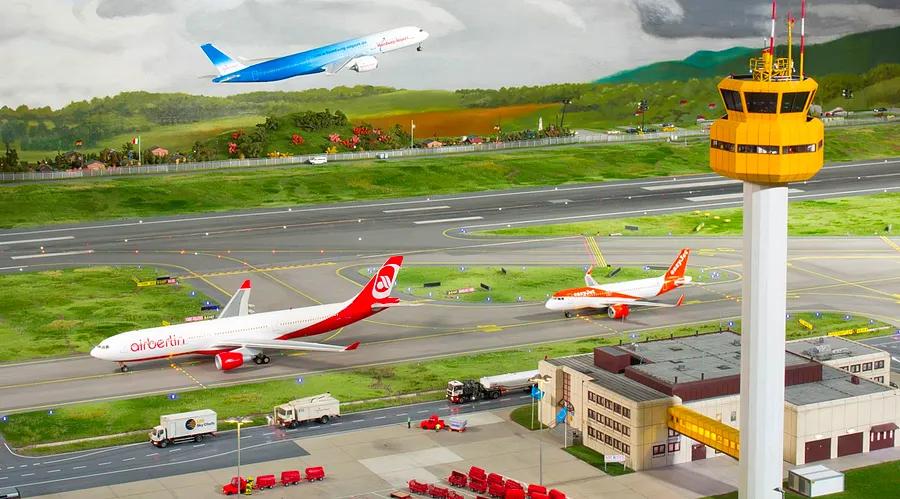 Inside the world's largest miniature airport and railway model