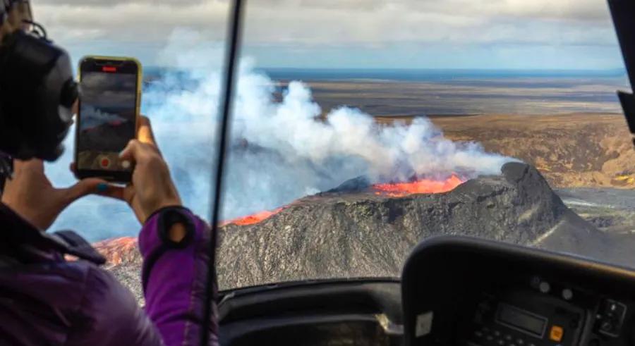 Currently in Iceland: A Fiery Lava Spectacle and a Warm Reception