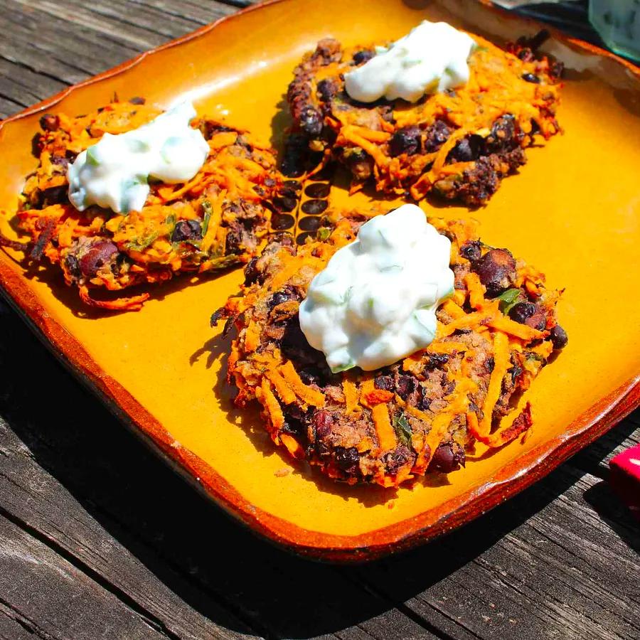 Zesty Spicy Black Bean Patties