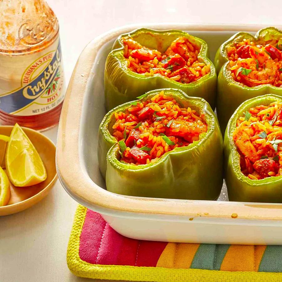 Cajun-Style Stuffed Peppers