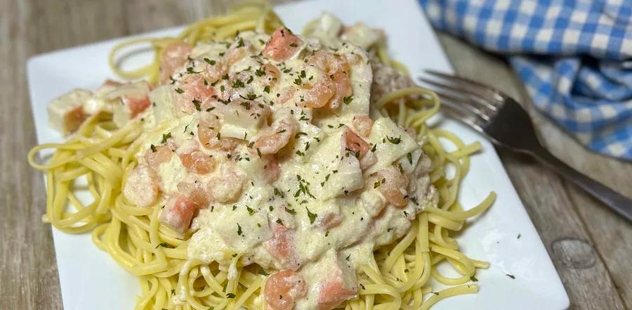 Mouthwatering Seafood Linguine