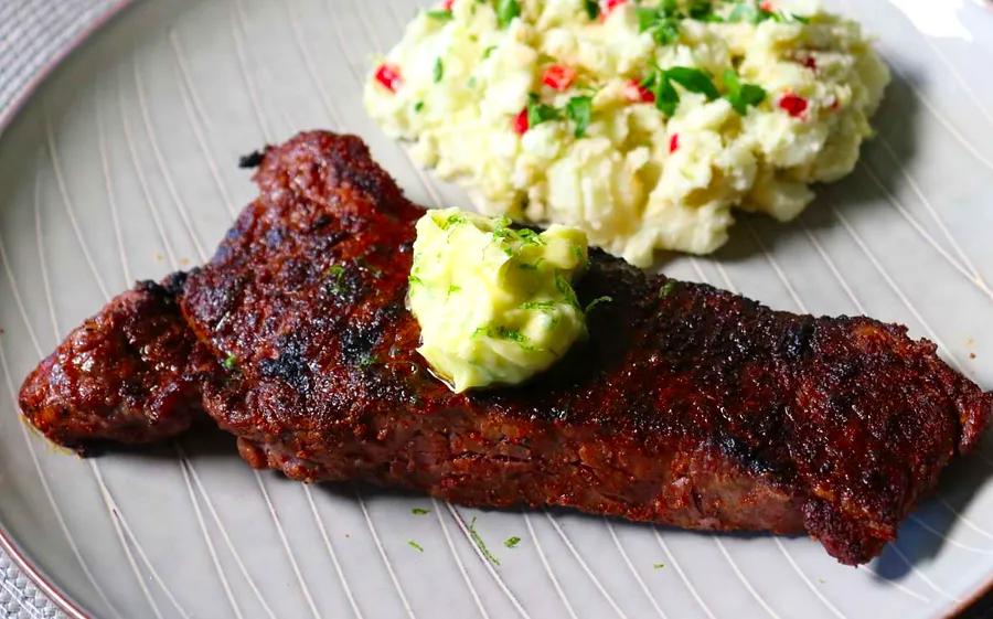 Chef John's Chili Steak with Garlic Lime Butter: The Perfect Addition to Your Summer BBQ