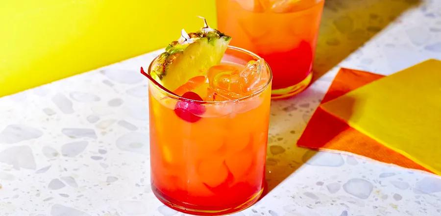 Pineapple Upside-Down Cake Cocktail