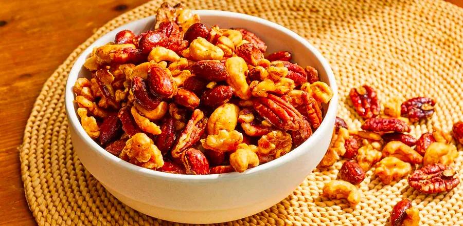 Savory and Sweet Spicy Nut Mix for Your Next Gathering