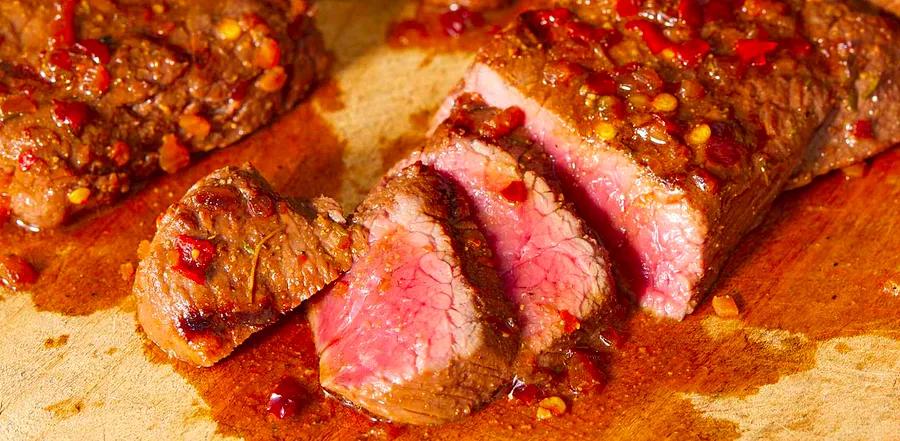 Grilled Venison Steaks with a Flavorful Marinade