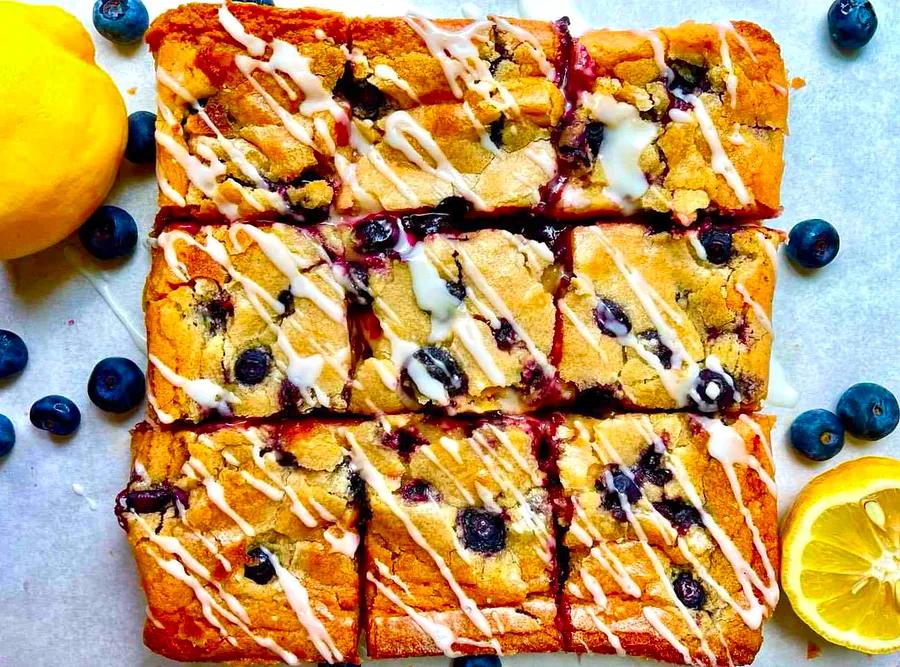 If You're Not Baking Lemon-Blueberry Blondies This Week, Honestly, You Might Want to Rethink That