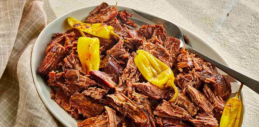 Mississippi Pepperoncini Pot Roast (Slow Cooker Recipe)