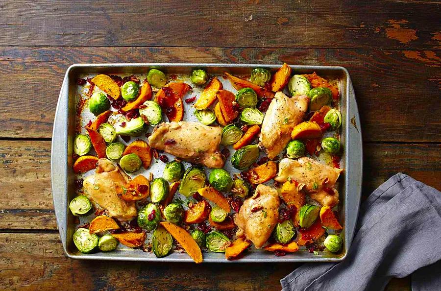 Maple-Glazed Chicken Thighs