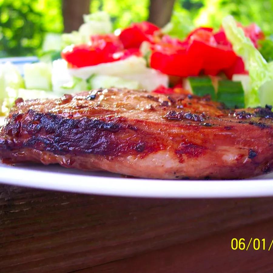 Fusion-Style Grilled Pork Chops