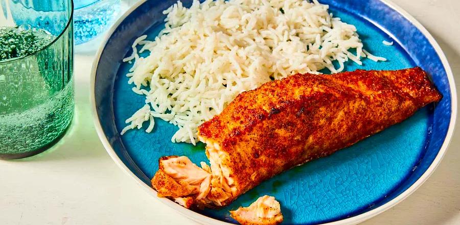 Cajun-Seasoned Air Fryer Salmon