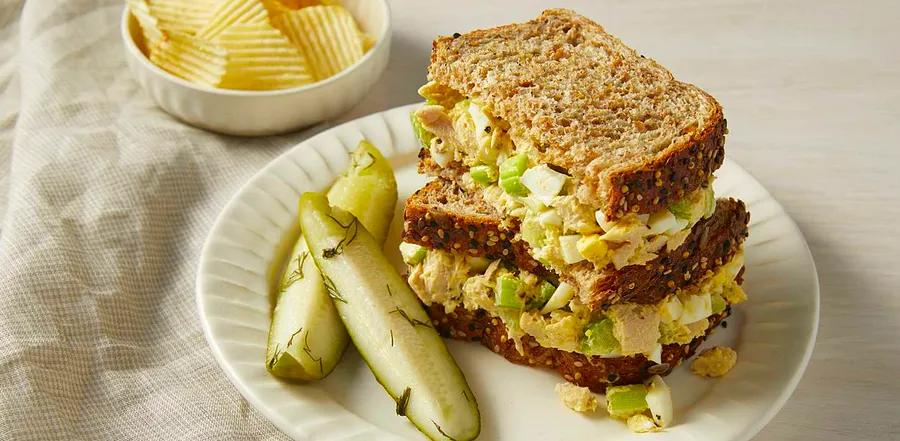 Tuna and Egg Sandwich Delight