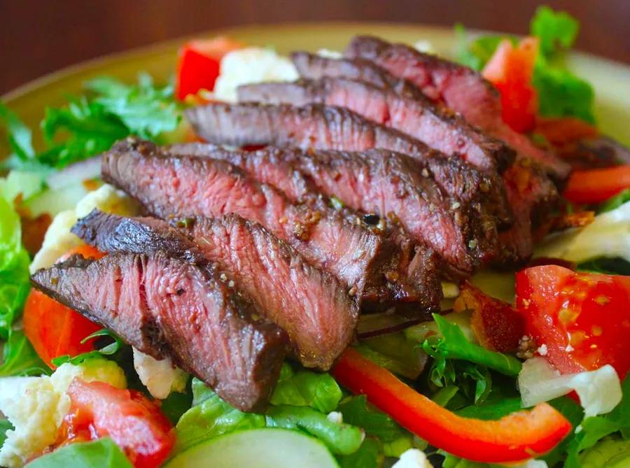 Perfectly Grilled Flat Iron Steaks