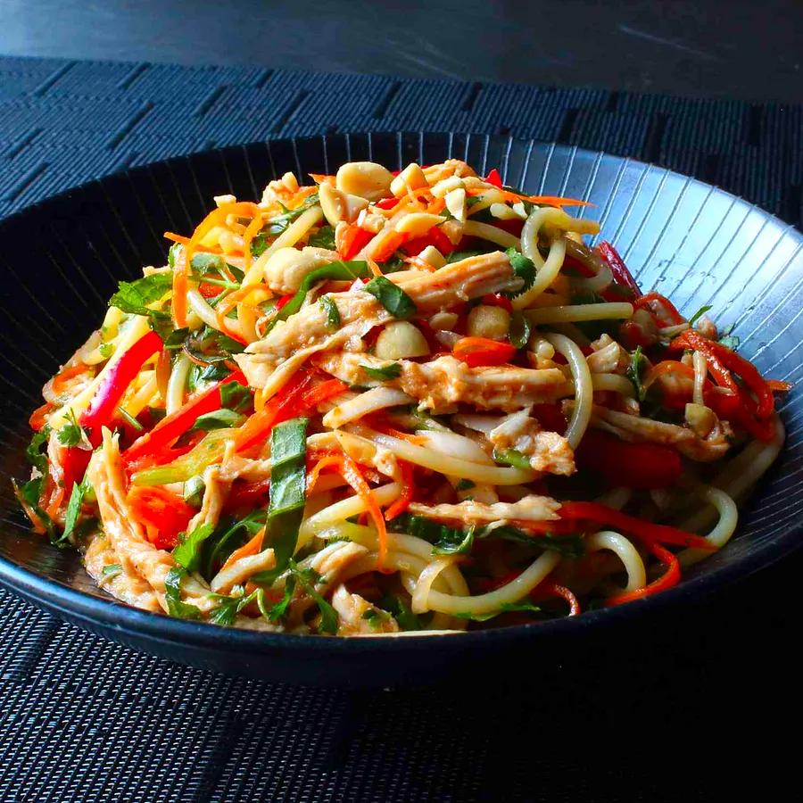 Spicy Chicken Noodle Salad